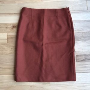 JCrew wool pencil skirt